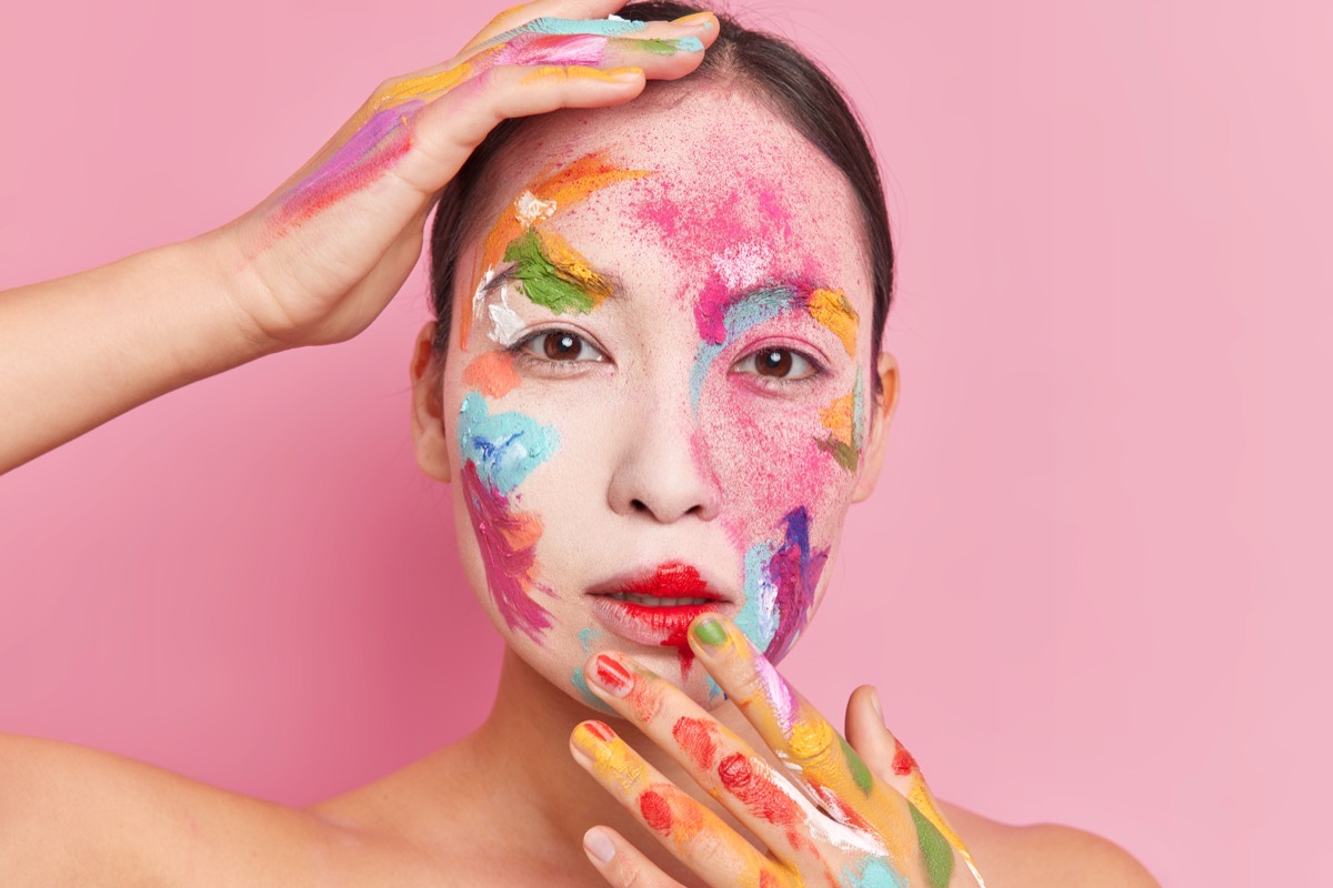 Woman with luminous, well-cared-for skin