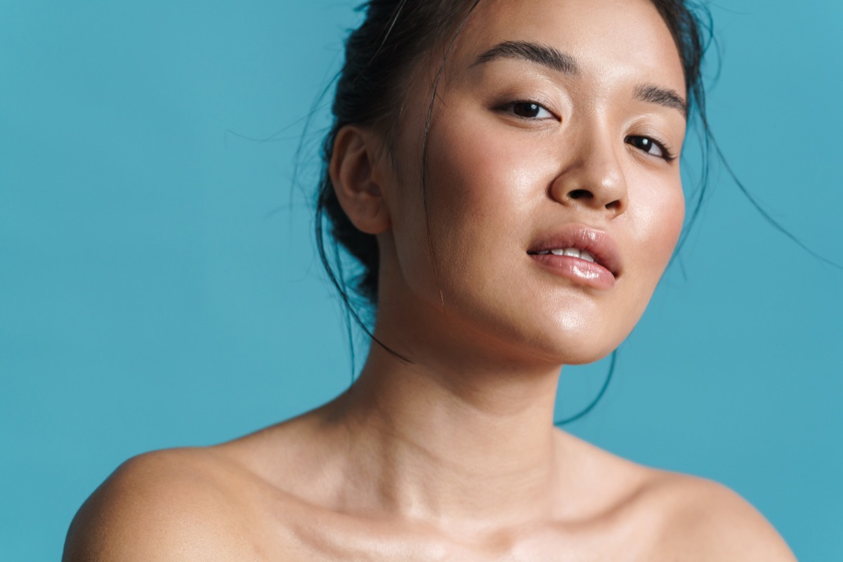Woman with smooth, radiant skin