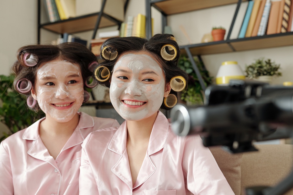 Two women with soft, hydrated skin