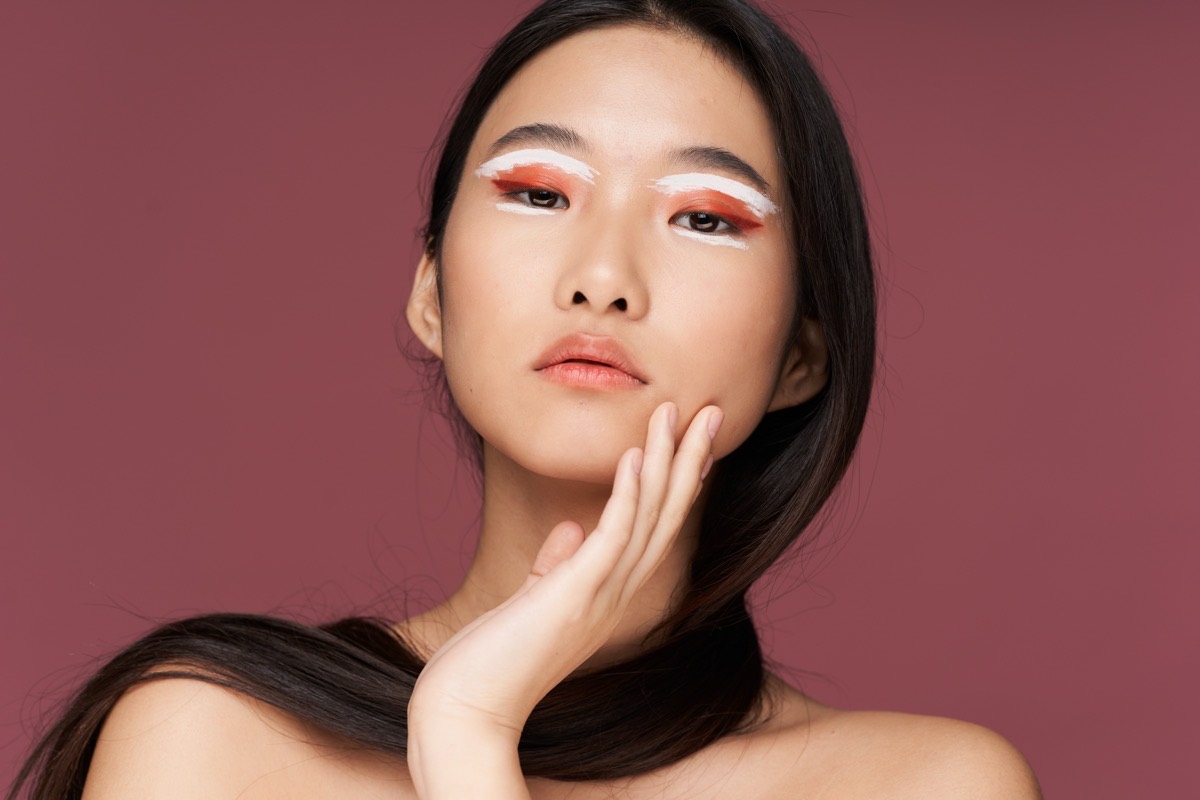 Woman with smooth, firm skin